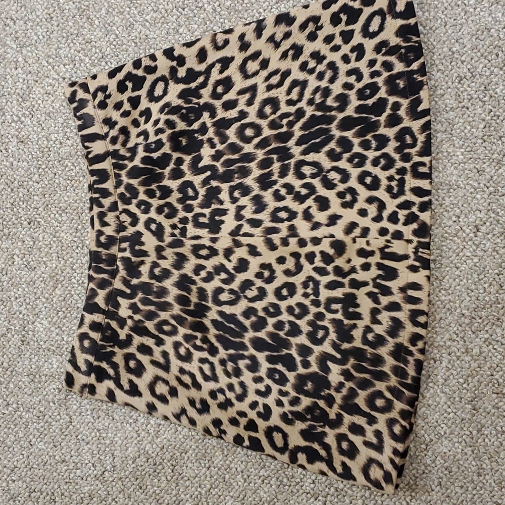 ZARA Cheetah Print Mini Skirt Size Small EUC
